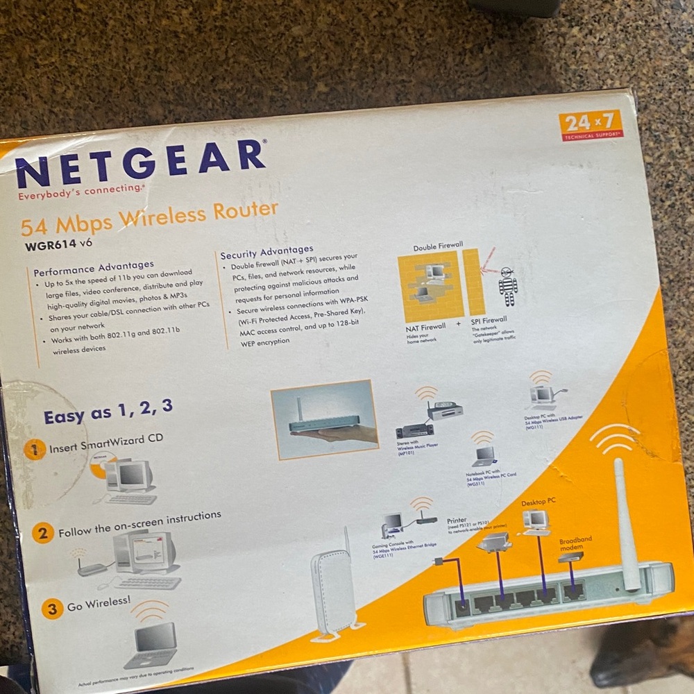 NETGEAR Gray and White Wireless Router - Picture 6 of 6